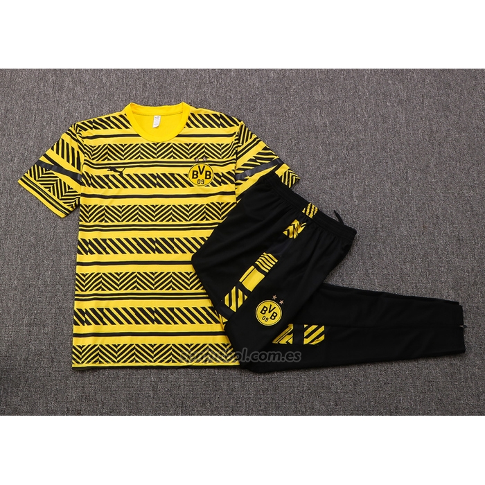 Chandal del Borussia Dortmund Manga Corta 2022-2023 Amarillo